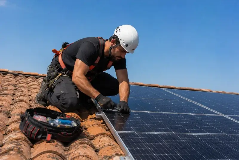 Maintenance et monitoring de panneaux solaires à Langlade