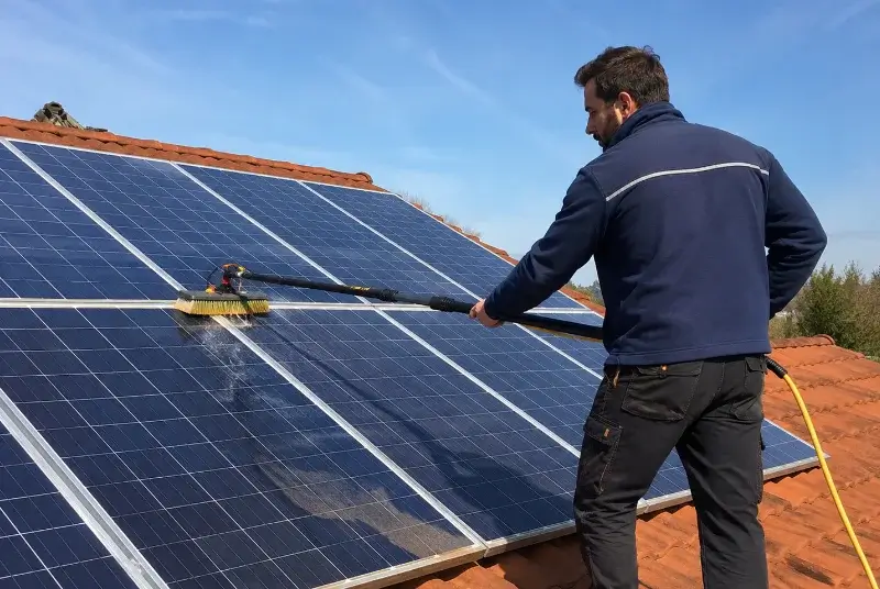 Nettoyage et entretien de panneaux solaires à Langlade